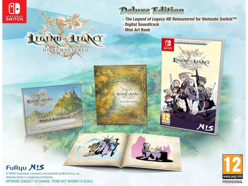 The Legend of Legacy HD Remastered (Deluxe Edition) - Nintendo Switch - RPG - PEGI 12
