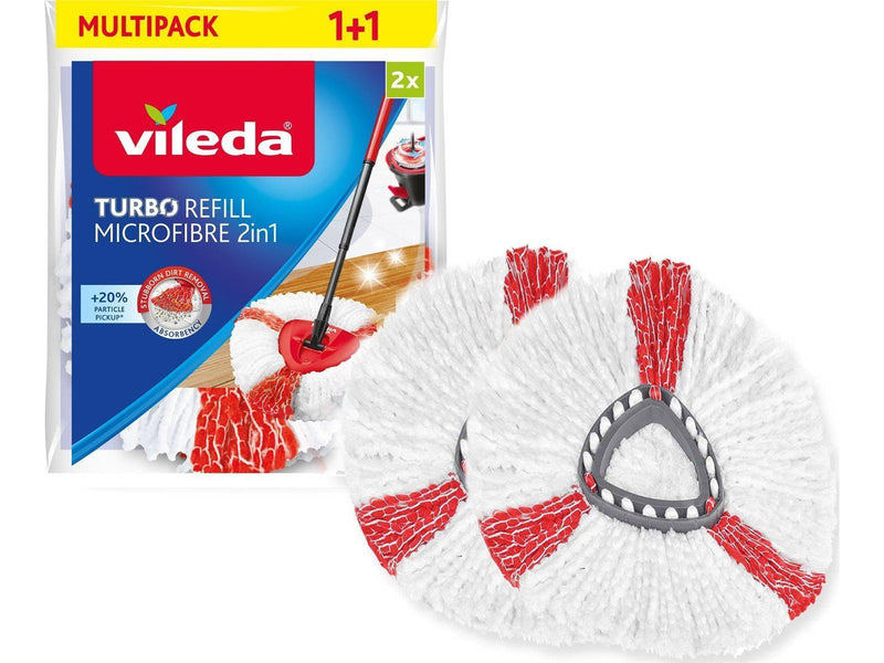 Vileda TURBO 2in1 rotary mop insert 2 pcs