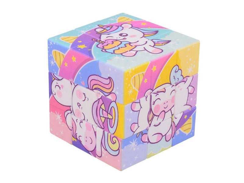 Johntoy Unicorn Puzzle Cube Block