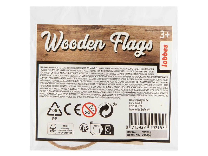 Lobbes Decorate your Wooden Mini Bunting