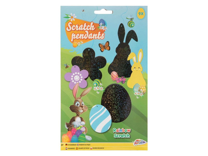 Creative Craft Group Scratch Pendants Easter 9pcs.