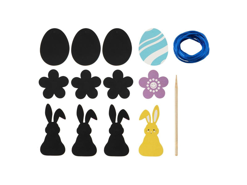 Creative Craft Group Scratch Pendants Easter 9pcs.