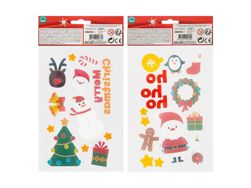 Creative Craft Group Christmas Window Stickers (Assorted)