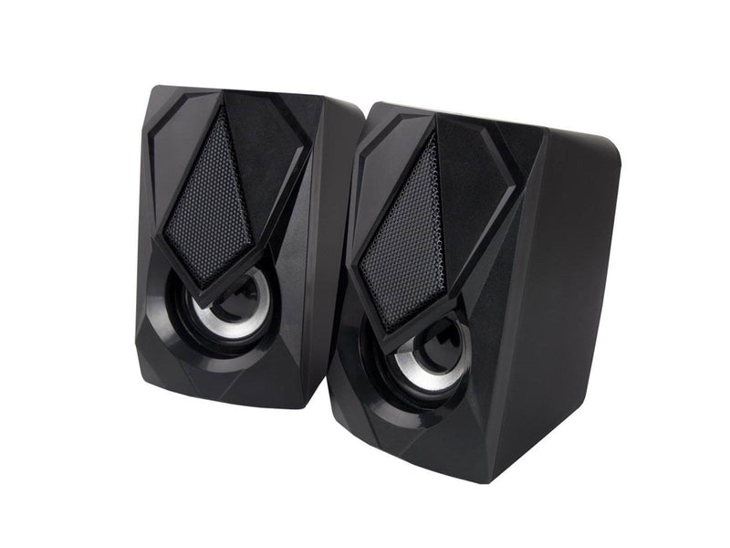 Esperanza SPEAKERS 2.0 USB LED RAINBOW BOOGIE - Schwarz