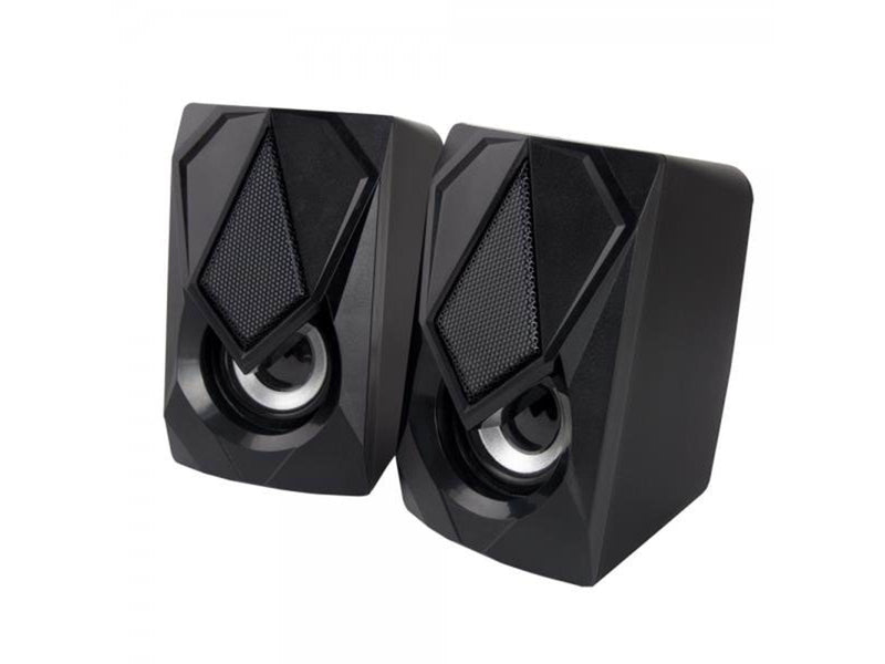 Esperanza SPEAKERS 2.0 USB LED RAINBOW BOOGIE - Schwarz