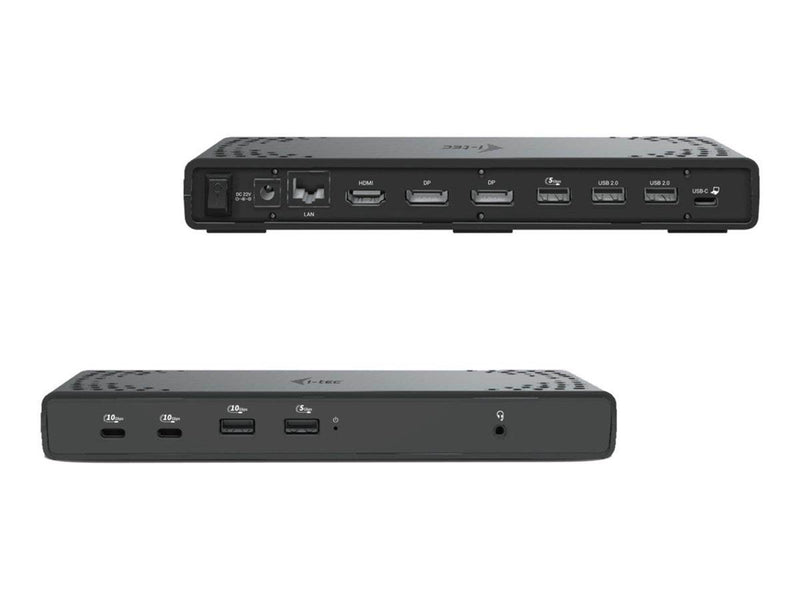 I-Tec - docking station - USB-C / USB4 / Thunderbolt 3 / Thunderbolt 4 - HDMI 2 x DP++ - GigE