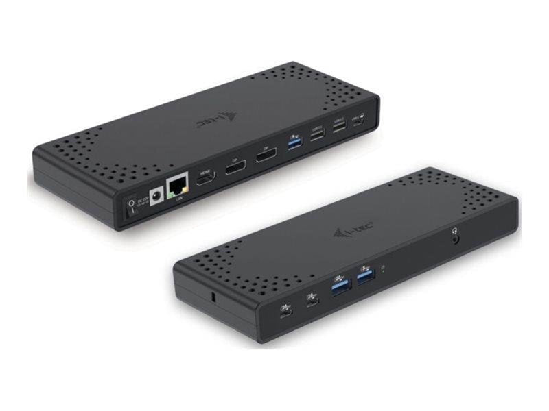 I-Tec - docking station - USB-C / USB4 / Thunderbolt 3 / Thunderbolt 4 - HDMI 2 x DP++ - GigE