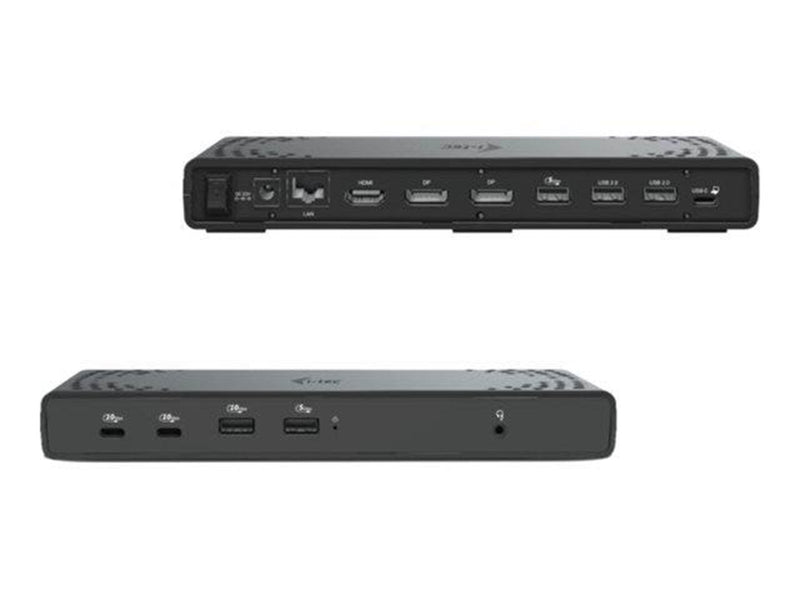 I-Tec - docking station - USB-C / USB4 / Thunderbolt 3 / Thunderbolt 4 - HDMI 2 x DP++ - GigE