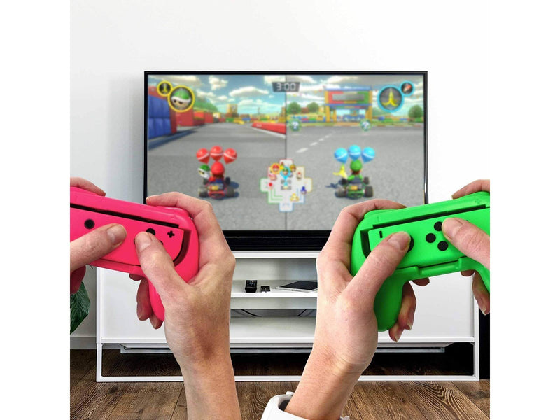 Subsonic Joy-Cons Comfort Grip Green / Pink - Miscellaneous - Nintendo Switch