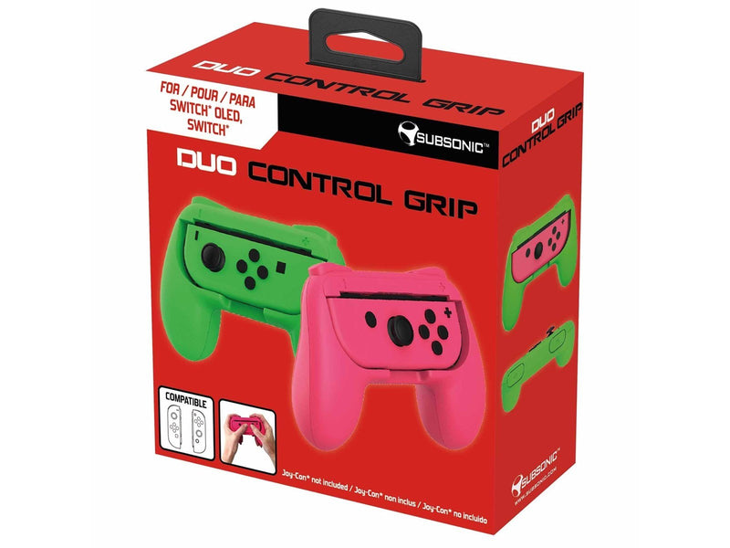 Subsonic Joy-Cons Comfort Grip Green / Pink - Miscellaneous - Nintendo Switch