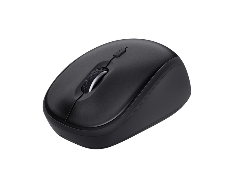 Trust Ody II Silent - Black - Tastatur & Maus Set - Englisch - US - Schwarz