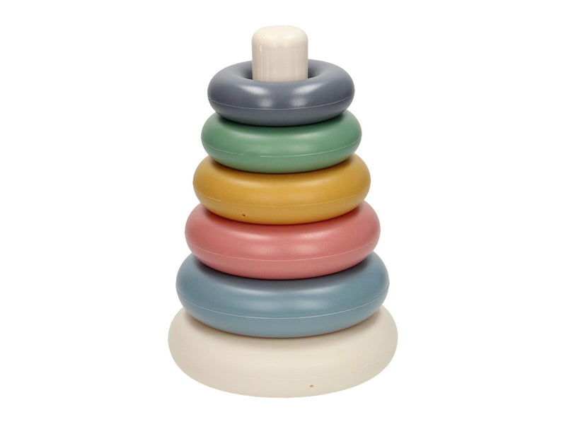 Cavallino Toys Stacking rings Pastel colors 7 pcs.