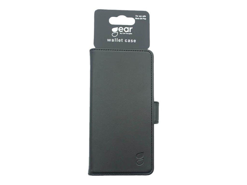 GEAR Wallet Case Black - Moto G6 Play