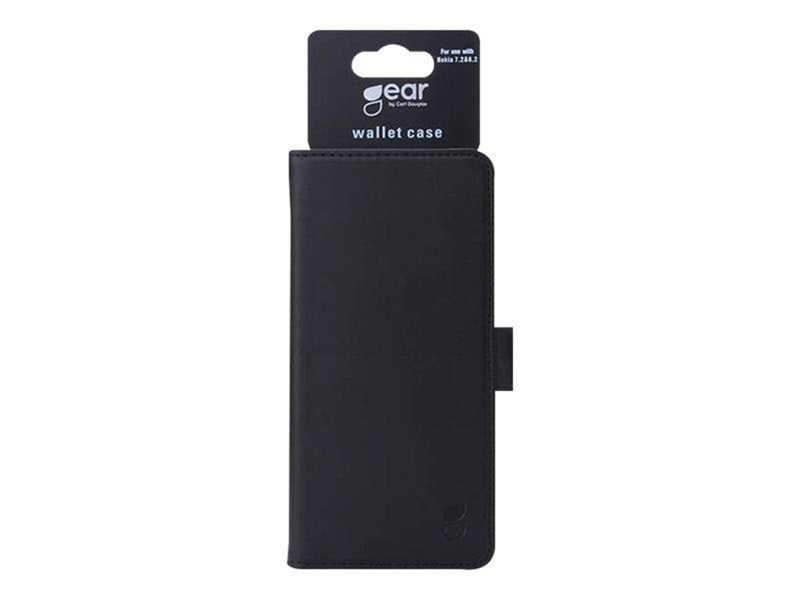 GEAR Wallet Case Black - Nokia 6.2 / 7.2