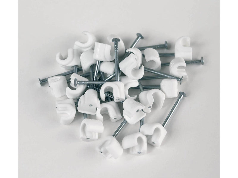 Proove Cable clips 5mm 25-pack White