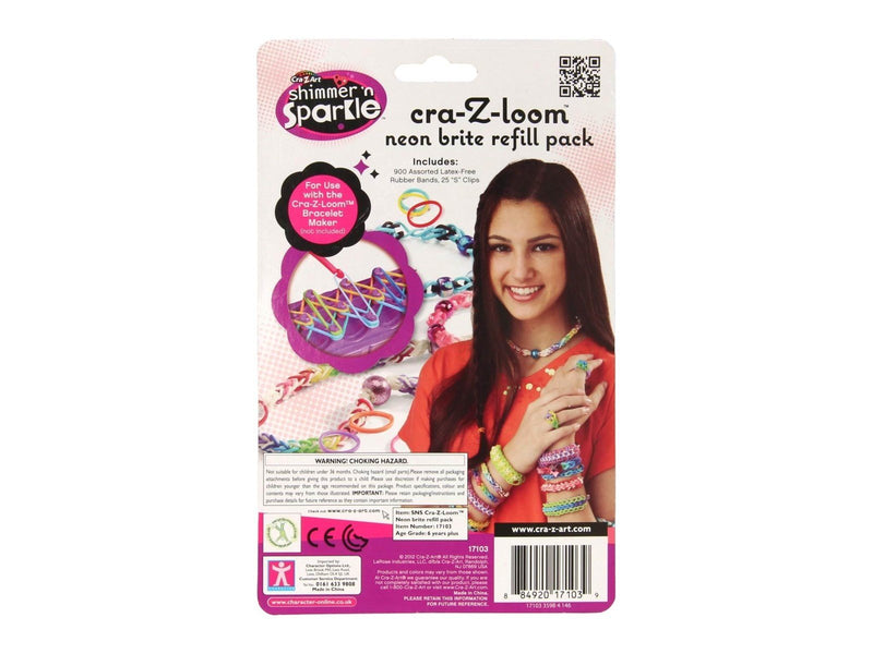 Loom bands on blister card 900pcs.