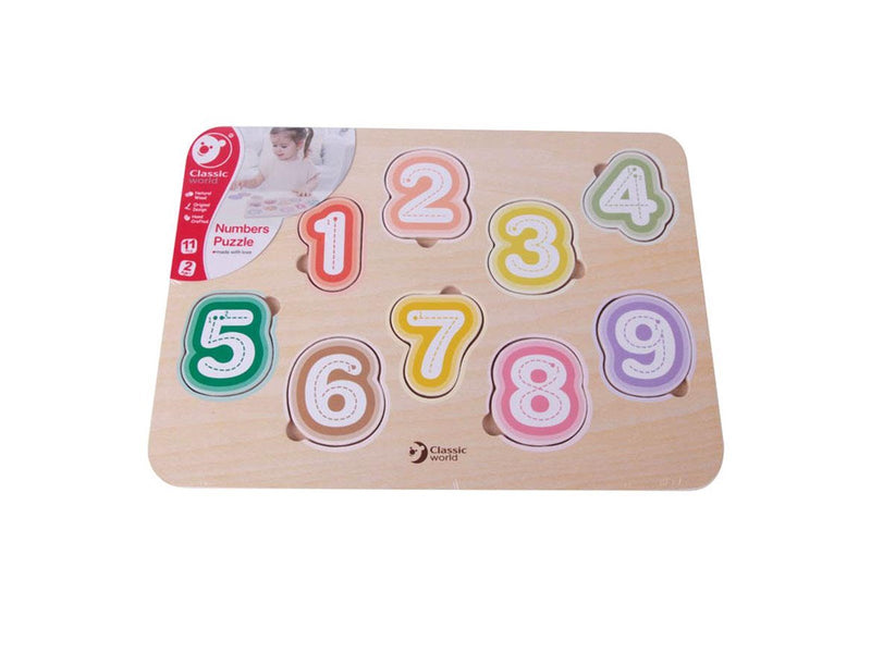 Classic World Wooden Puzzle Figures