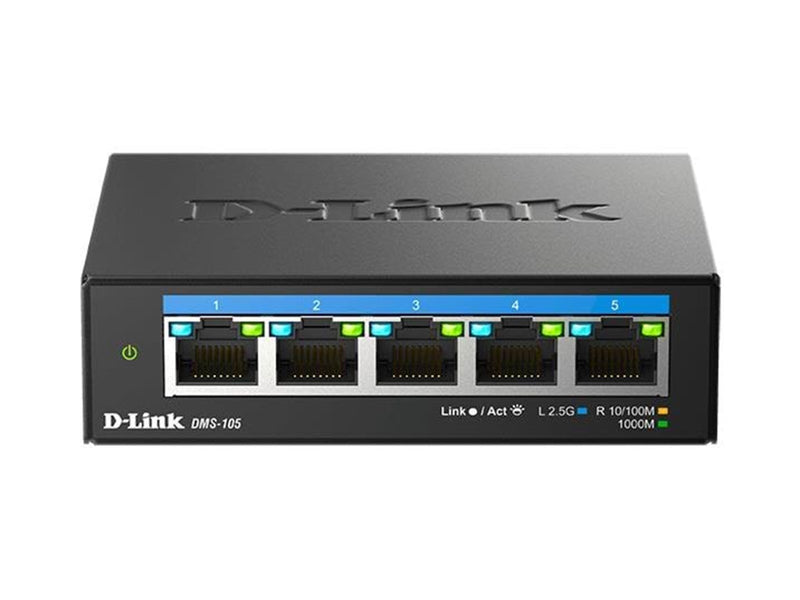 D-Link DMS-105 5-Port Multi-Gigabit Unmanaged Switch