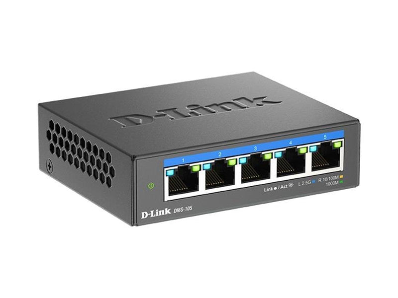 D-Link DMS-105 5-Port Multi-Gigabit Unmanaged Switch