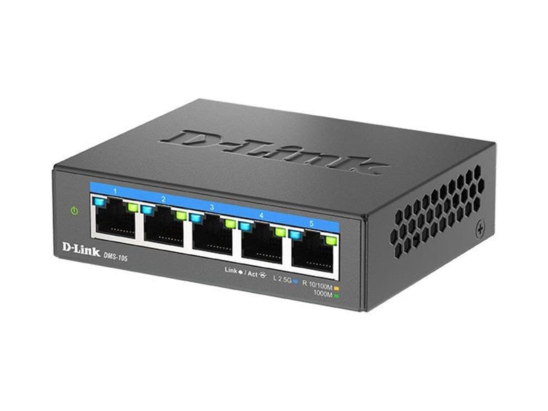D-Link DMS-105 5-Port Multi-Gigabit Unmanaged Switch