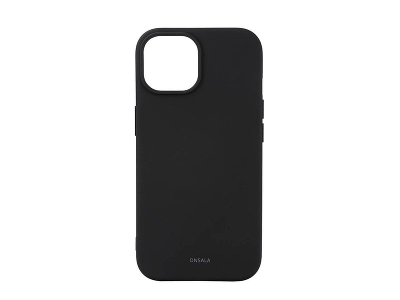 ONSALA Phone Case with Silicone Feel MagSeries Black - iPhone 15