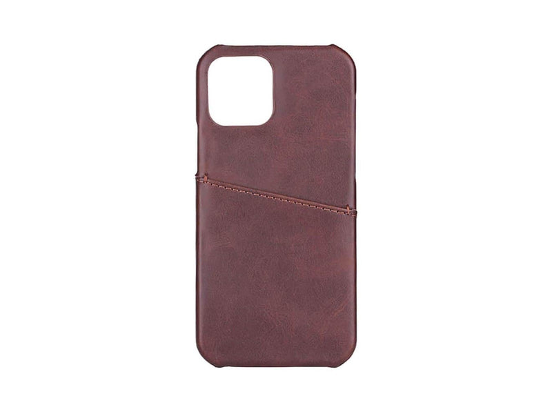 ONSALA Mobile Cover Brown with Cardpocket iPhone 12 6.1"