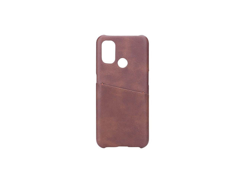 ONSALA Mobile Cover Brown with Cardpocket Oneplus Nord N100