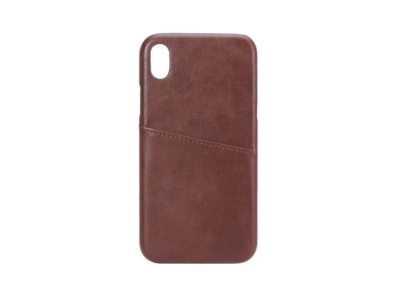 ONSALA Mobilecover Brown iPhone XR Creditcard Pocket