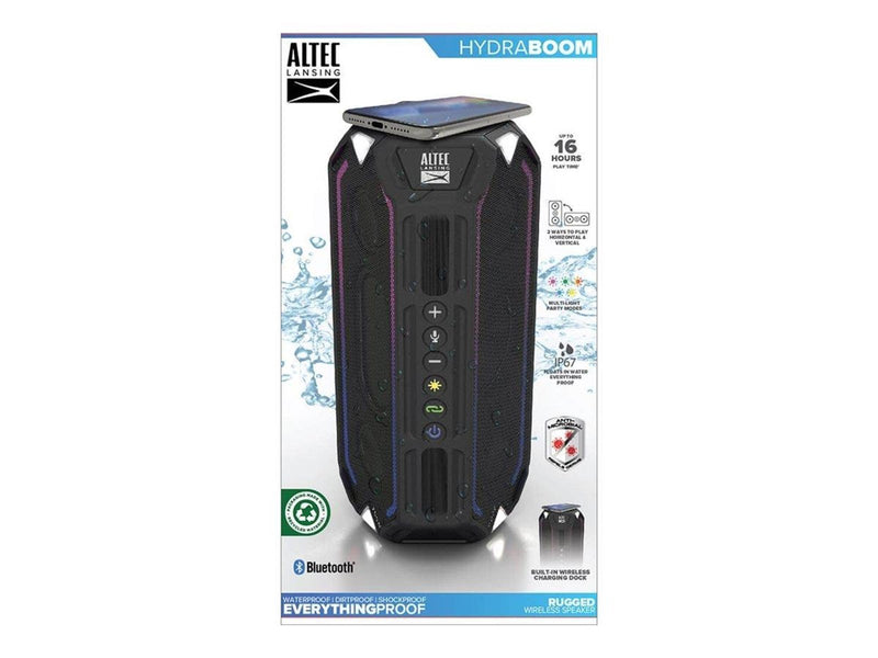 Altec Lansing Speaker IMW1400 HydraBoom RGB Waterproof Black