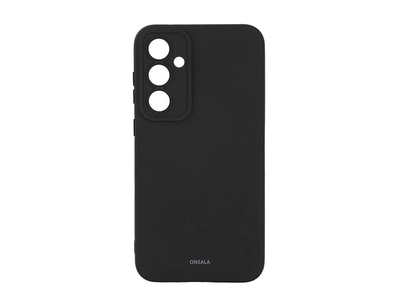 ONSALA Phone Case with Silicone Feel Black - Samsung S23 FE 5G