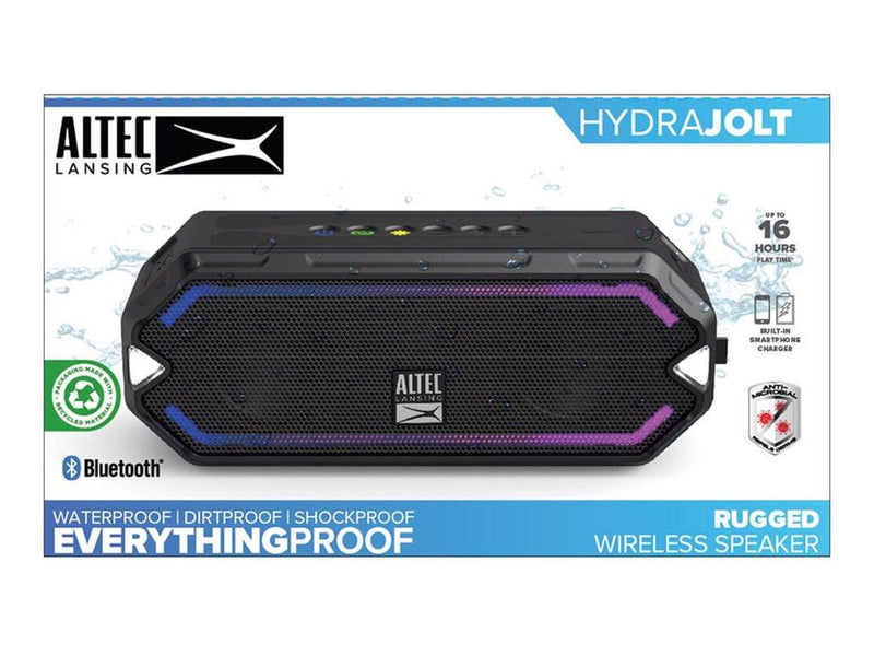 Altec Lansing Speaker IMW1200 HydraJolt RGB Waterproof Black