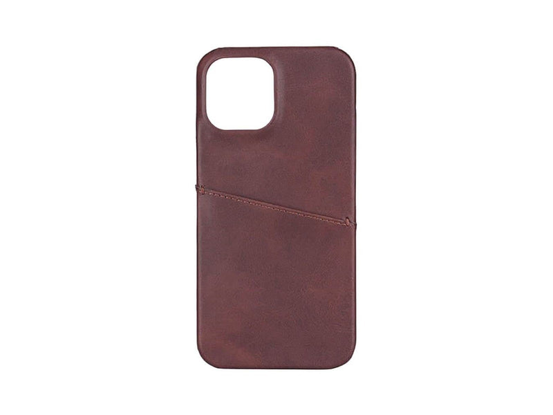 ONSALA Mobile Cover Brown with Cardpocket iPhone 12 6.7"