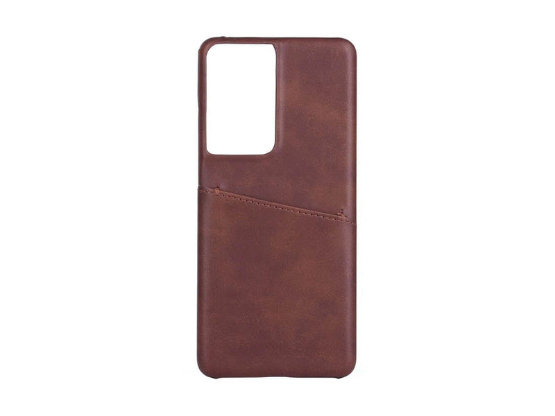 ONSALA Mobile Cover Brown with Cardpocket Samsung  S21 Ultra /S30 Ultra  5G