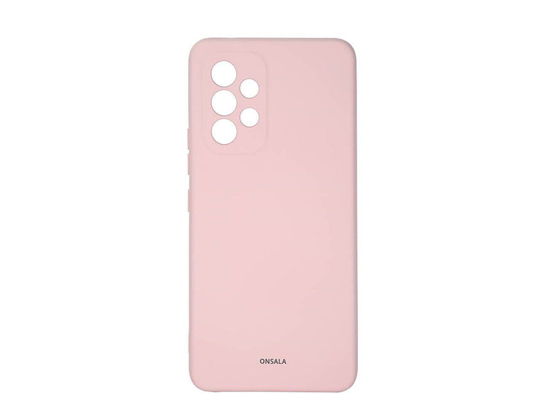 ONSALA Phone Case Silicone Chalk Pink - Samsung A53