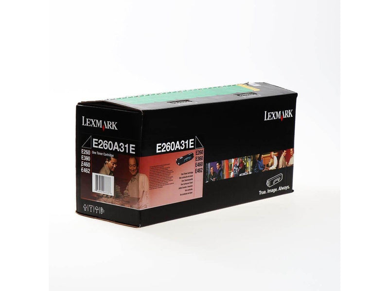 Lexmark E260A31E Toner Black - Tonerpatrone Schwarz