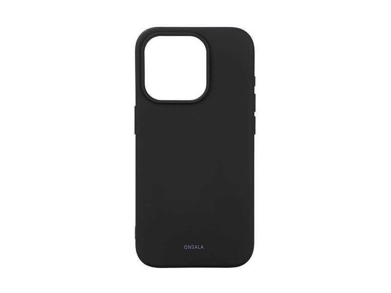 ONSALA Phone Case with Silicone Feel MagSeries Black - iPhone 15 Pro