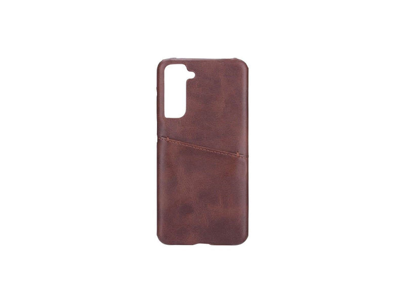 ONSALA Mobile Cover Brown with Cardpocket Samsung S21 FE 5G