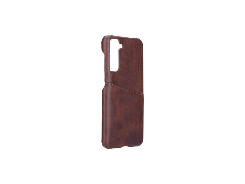 ONSALA Mobile Cover Brown with Cardpocket Samsung S21 FE 5G