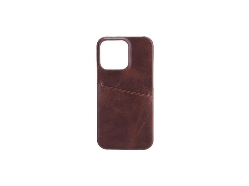 ONSALA Mobile Cover Brown with Cardpocket iPhone 13 Pro