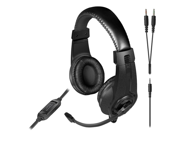 Speed-Link LEGATOS Stereo Gaming Headset - Black - Wired Headset - Sony PlayStation 4