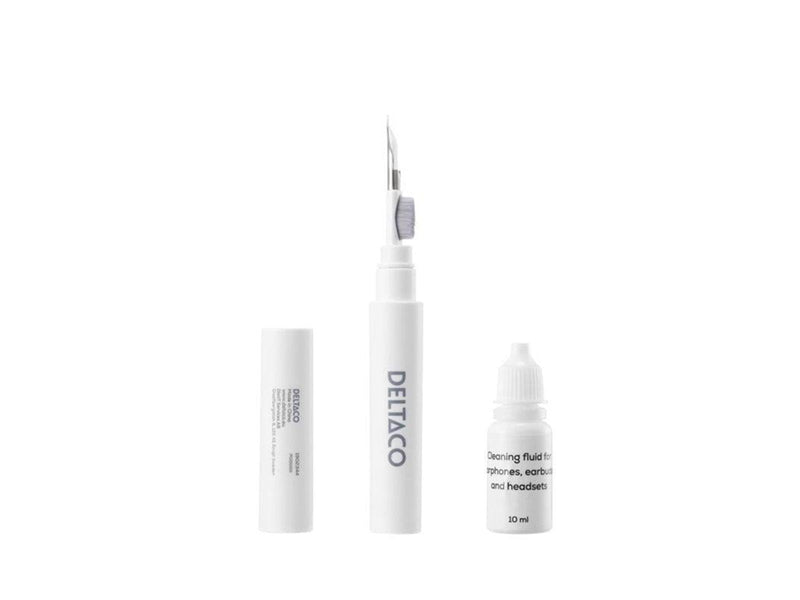 Deltaco Cleaning kit for earphones earbuds and headsets white