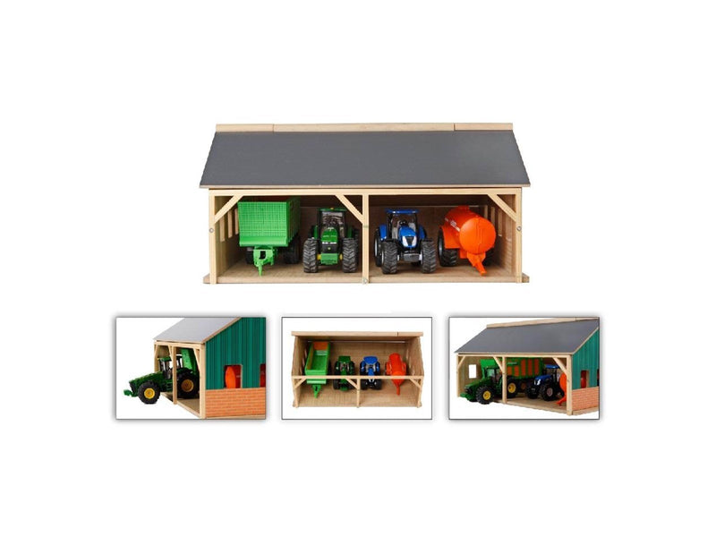 Kids Globe Farm Shed for Tractors 1:50