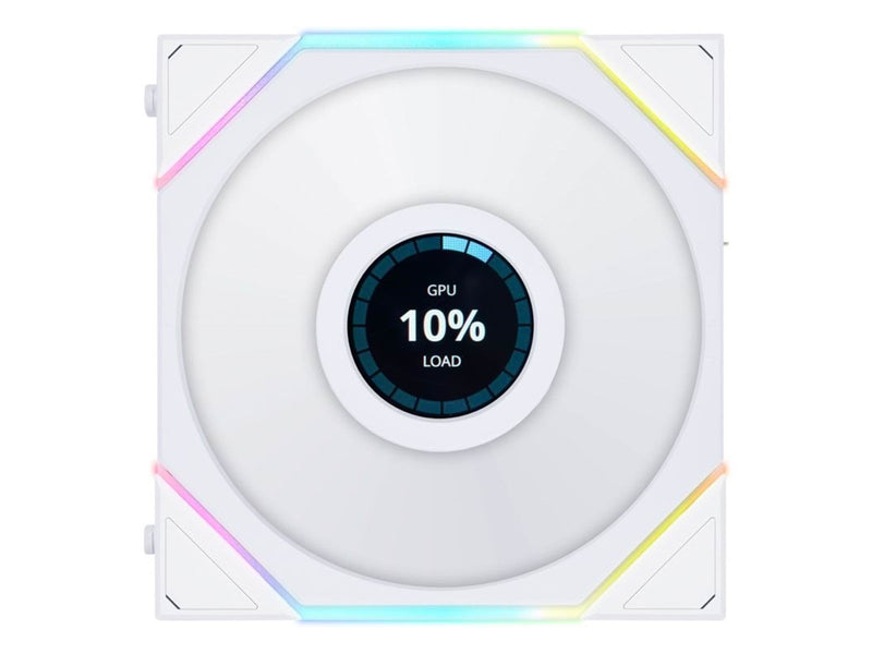 Lian Li UNI FAN TL LCD 120 Reverse Blade - Gehäuselüfter - 120mm - Weiß mit RGB-Beleuchtung - 31 dBA