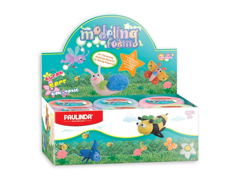 Paulinda Modeling Clay Color Pots 18pcs.