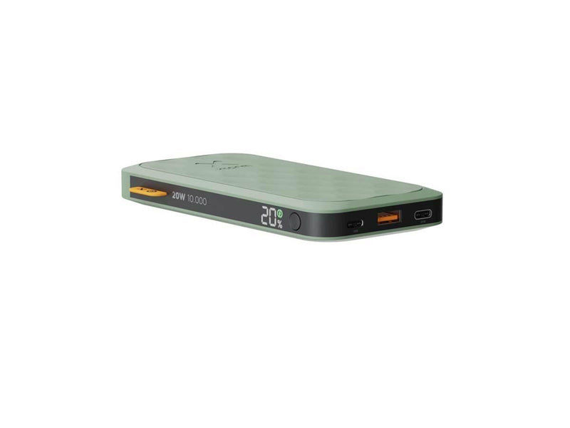 Xtorm Power Bank USB-C PD 20W 10.000mAh/2xUSB-C Green Powerbank (Akku) - Grün - 10000 mAh
