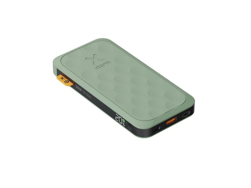 Xtorm Power Bank USB-C PD 20W 10.000mAh/2xUSB-C Green Powerbank (Akku) - Grün - 10000 mAh