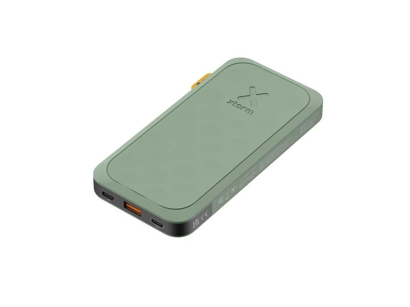 Xtorm Power Bank USB-C PD 20W 10.000mAh/2xUSB-C Green Powerbank (Akku) - Grün - 10000 mAh