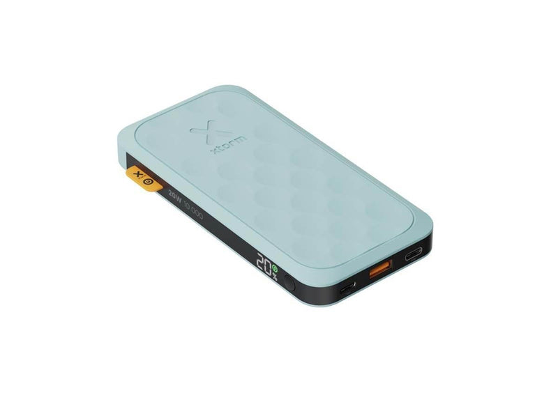 Xtorm Power Bank USB-C PD 20W 10.000mAh/2xUSB-C Blue Powerbank (Akku) - Blau - 10000 mAh