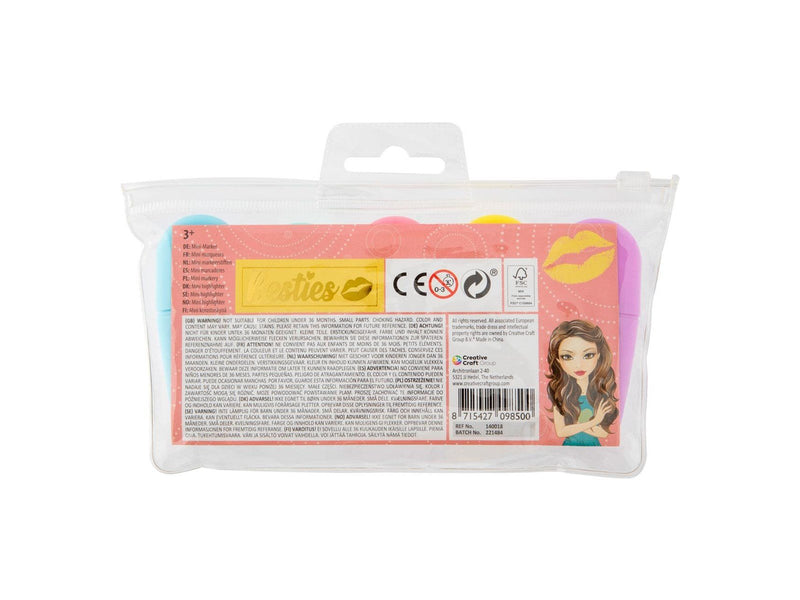 Besties Mini Highlighters 5pcs. (Assorted)