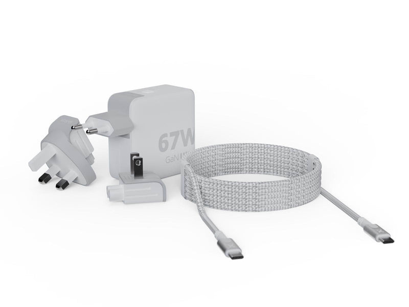 Xtorm 67W GaN-Ultra Travel Charger/USB-C PD Cable White